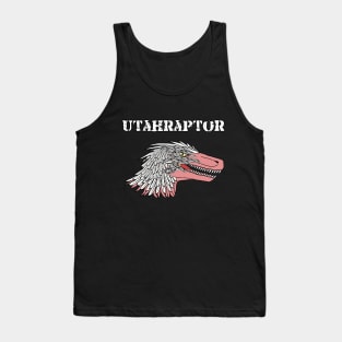 Utahraptor Head Print Tank Top